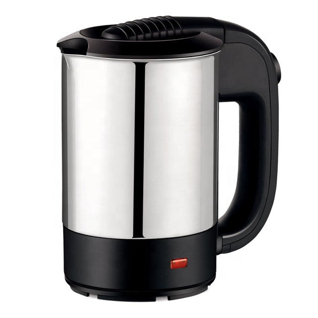 Mini Portable Electric Kettle – 0.5 L, Full‑Automatic, LED Indicator, Stainless‑Steel Body with Insulated Grip – Perfect for Travel & Car Use